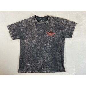 Hawaiian Lava Land of Aloha Mens‎ Large Graphic T Shirt Acid Wash